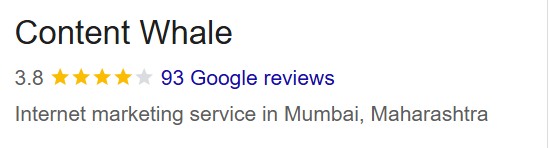 Content Whale Google Reviews Image