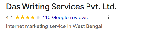 Das writing services Google Reviews Image