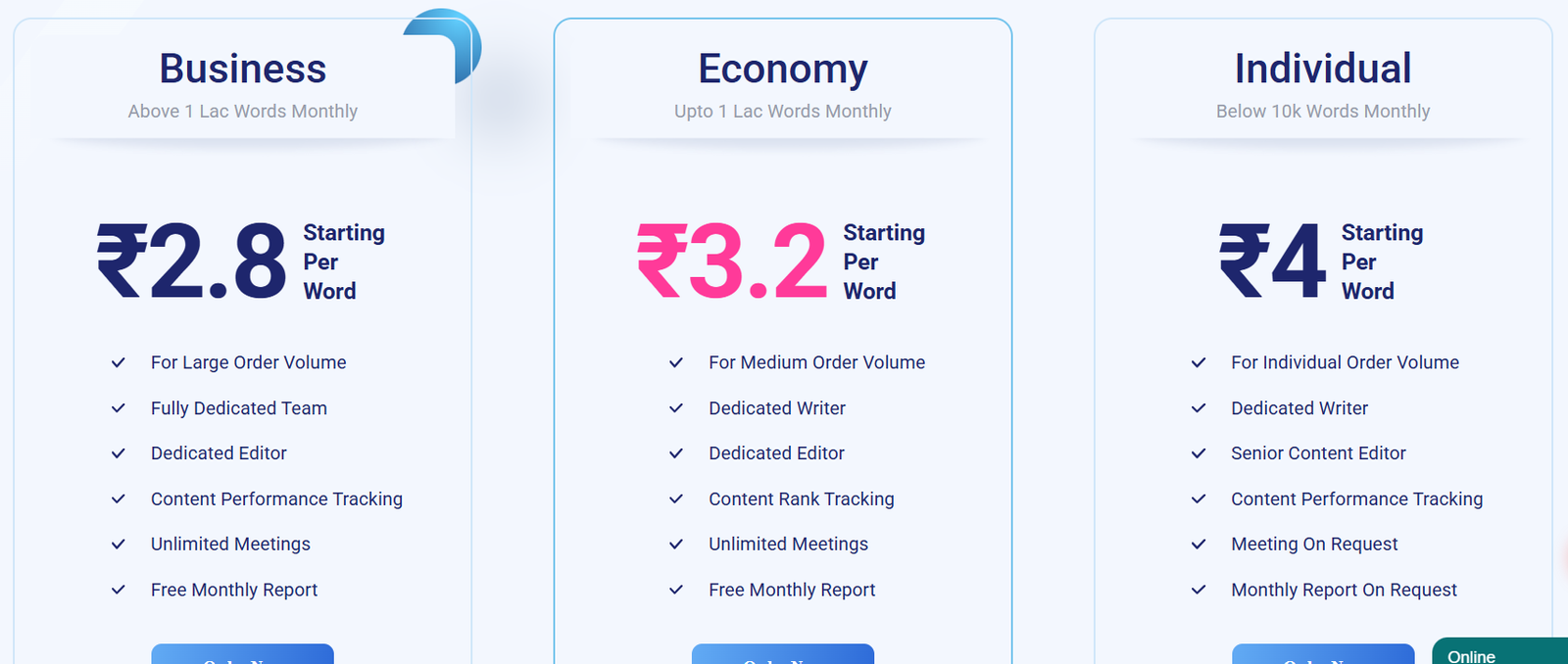 Das writing services prices