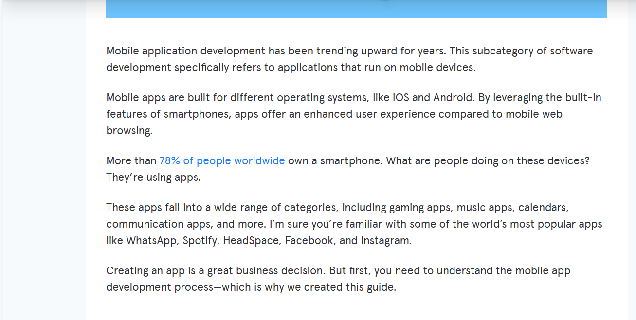 Image showing how external linking is done to relevant sources