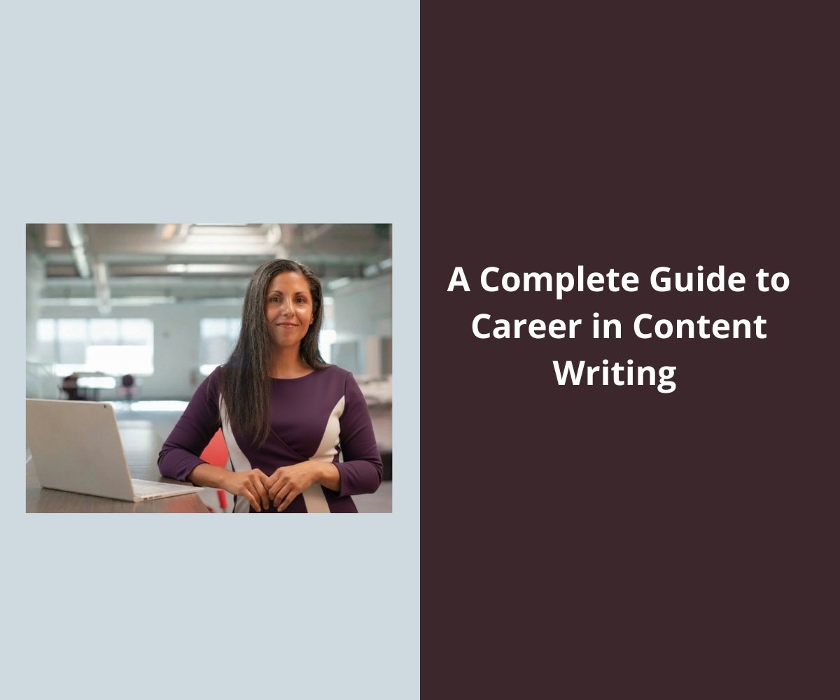 a guide to career in content writing banner image