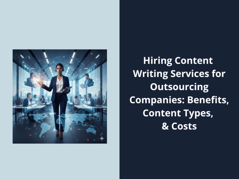 Hiring Content Writing Services for Outsourcing Companies: Benefits, Content Types, & Costs