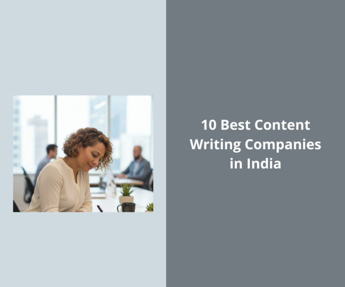 Top content writing companies in India article banner image