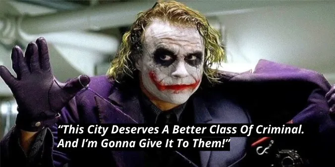 Dialogue by Joker Dark Knight